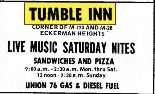 Tumble Inn (Tumble-Inn) - Aug 22 1973 Ad (newer photo)